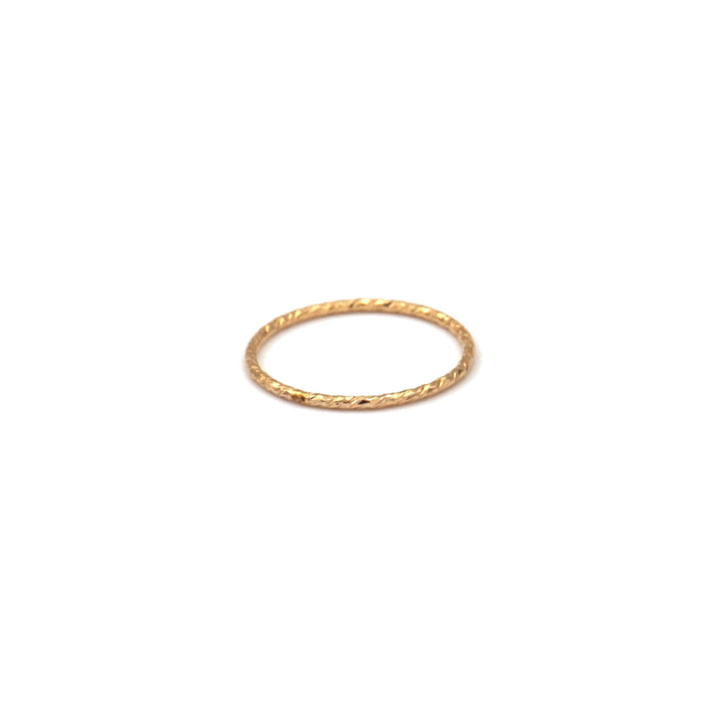 Sparkly Stacking Ring (Gold Filled, Rose Gold Filled, Sterling Silver)