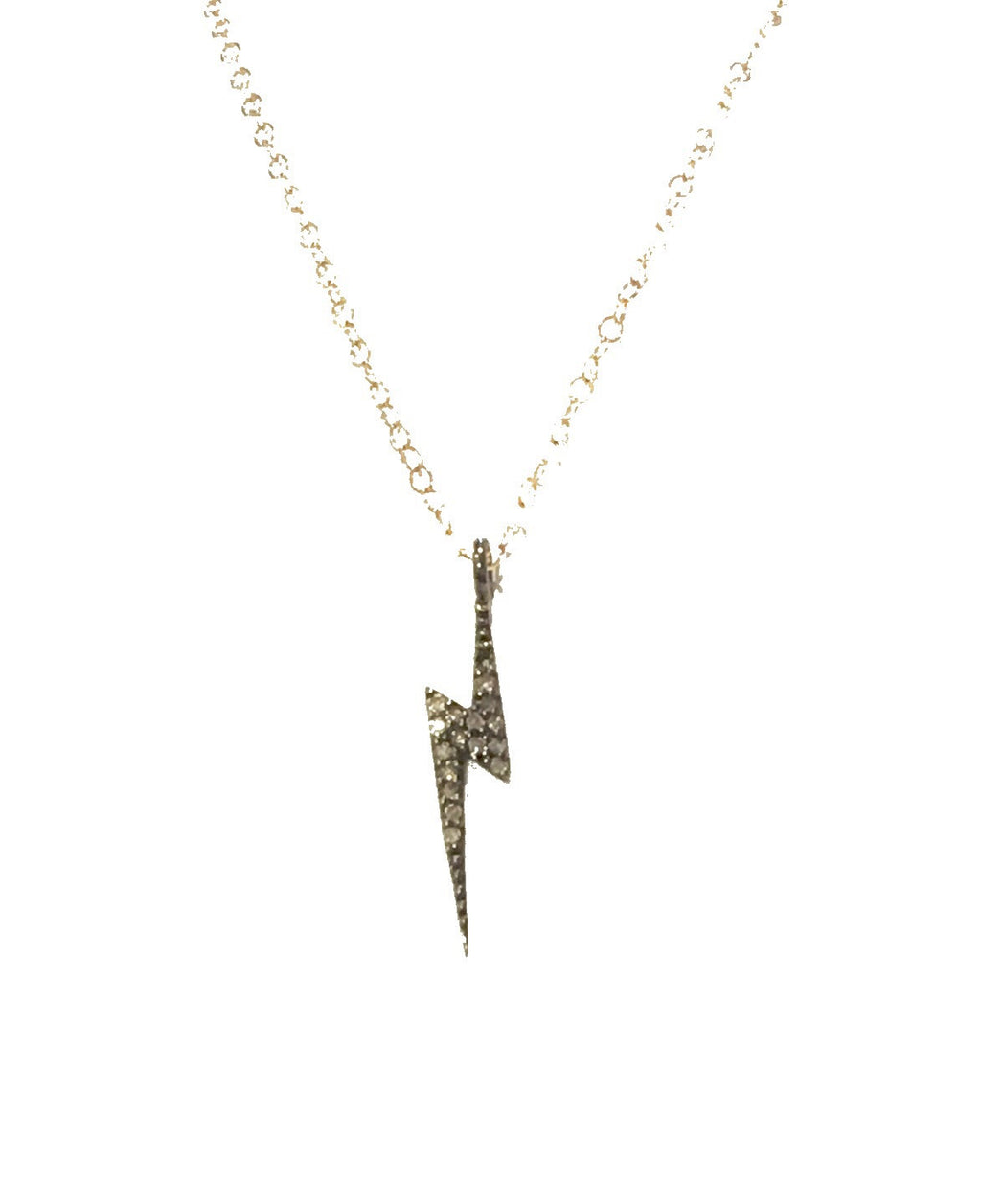 Lightning Bolt Diamond Necklace