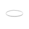 Sterling Silver Bracelet 3mm stretch elastic seamless