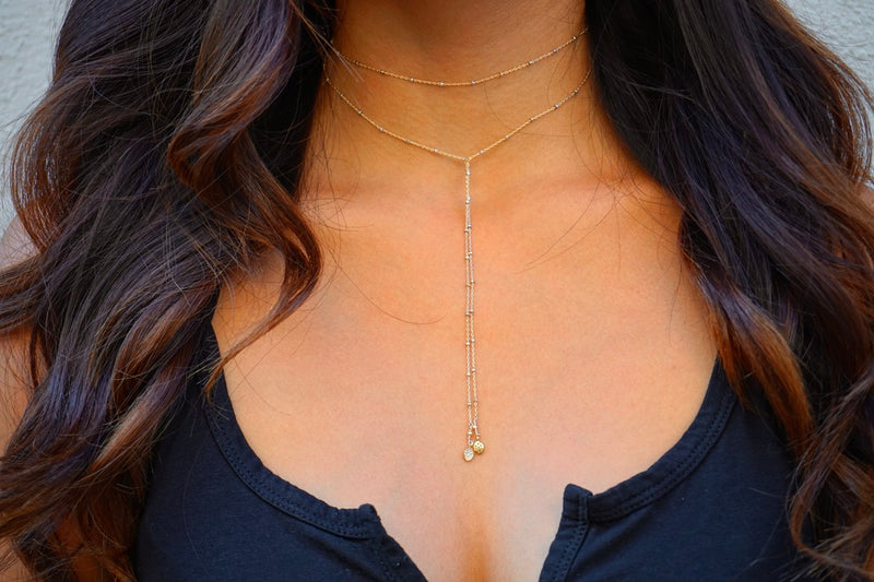 Rose All Day Bolo Wrap Necklace