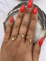 CZ Stacking Ring Gold Filled
