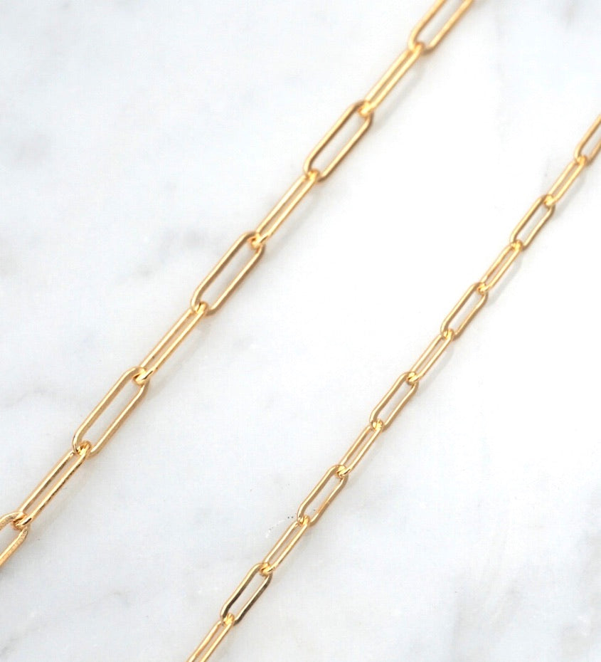Soho Paperclip Chain Link Bracelet, Medium Size