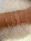 Soho  Paperclip Chain Link Bracelet, Large Size