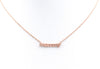 mommy necklace rose gold