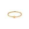 gold filled star stacking ring dainty thin