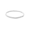 Sterling Silver Beaded Stretch Bracelet 4mm