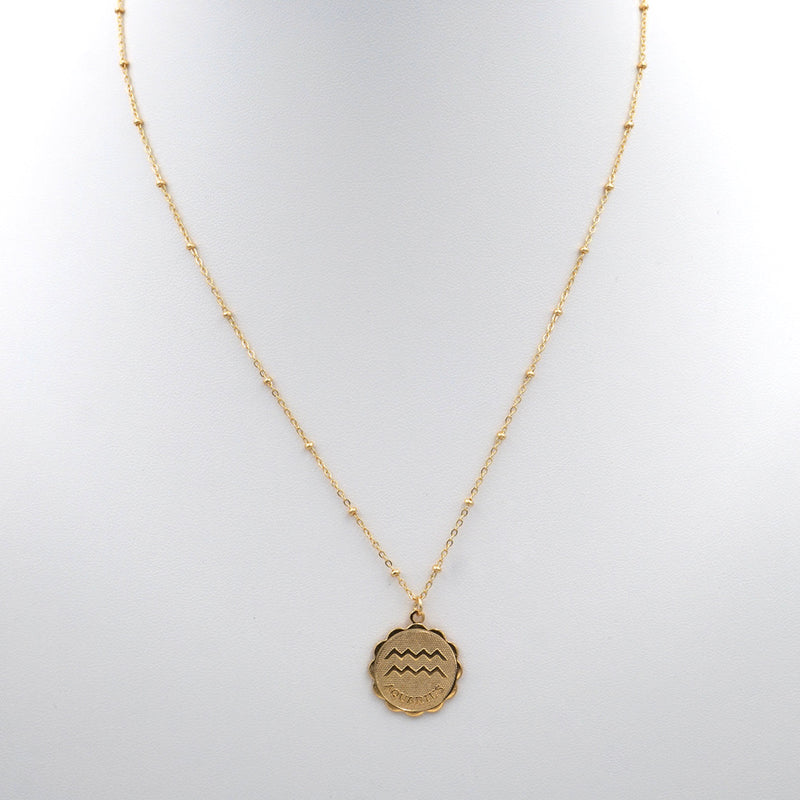 Zodiac Medallion Pendant