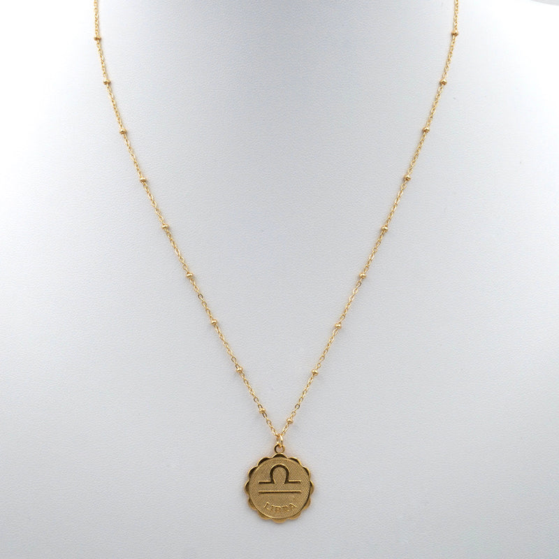 Zodiac Medallion Pendant