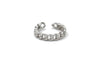Curb Chain Adjustable Ring, Gold