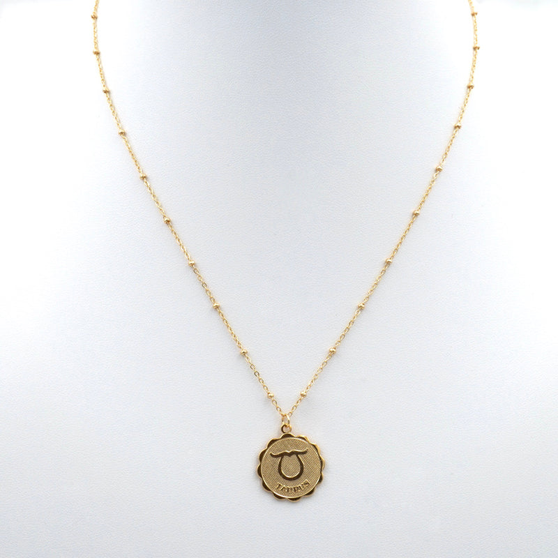 Zodiac Medallion Pendant