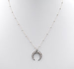 Moon Horn Bling Necklace