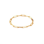 Soho  Paperclip Chain Link Bracelet, Large Size