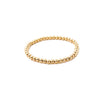 Gold Filled Beaded Stretch Bracelet elastic seamless 4mm