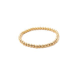 Gold Filled Beaded Stretch Bracelet elastic seamless 4mm