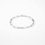 Soho  Paperclip Chain Link Bracelet, Large Size