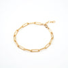 Large Link Chain Link Bracelet Gold Filled Extension