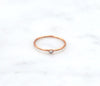 Rose Gold Filled Stacking Ring With CZ